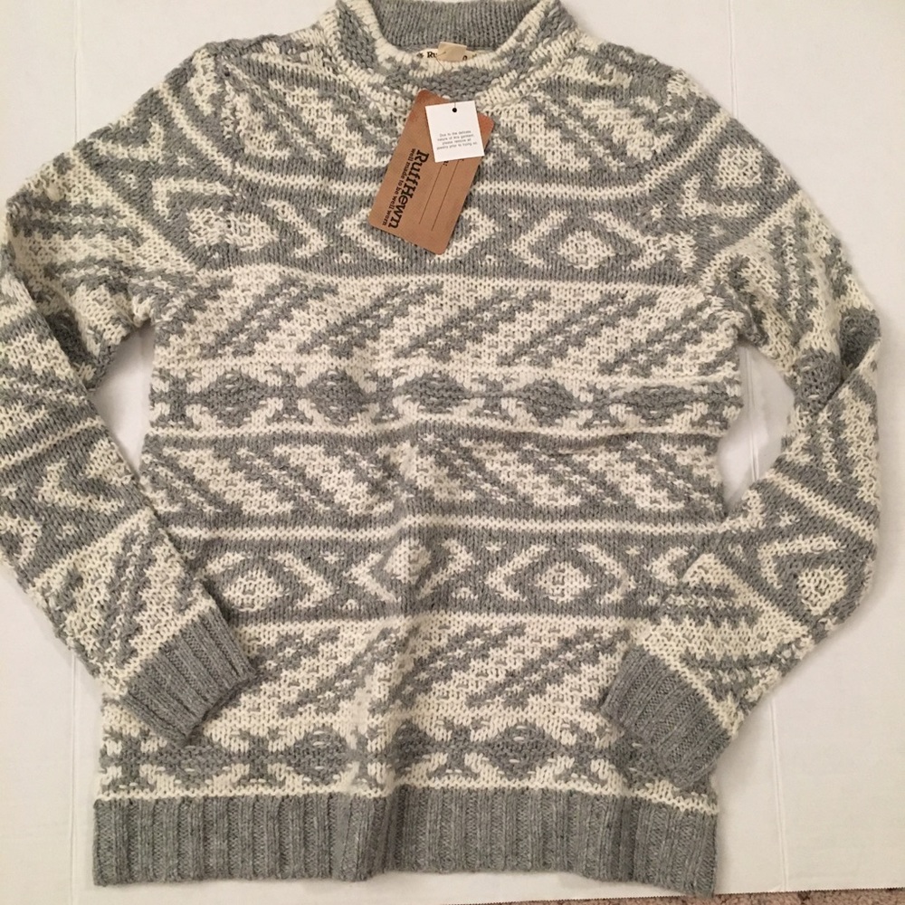 NWT Ruff Hewn Winter Gray Heathered Sweater Size S